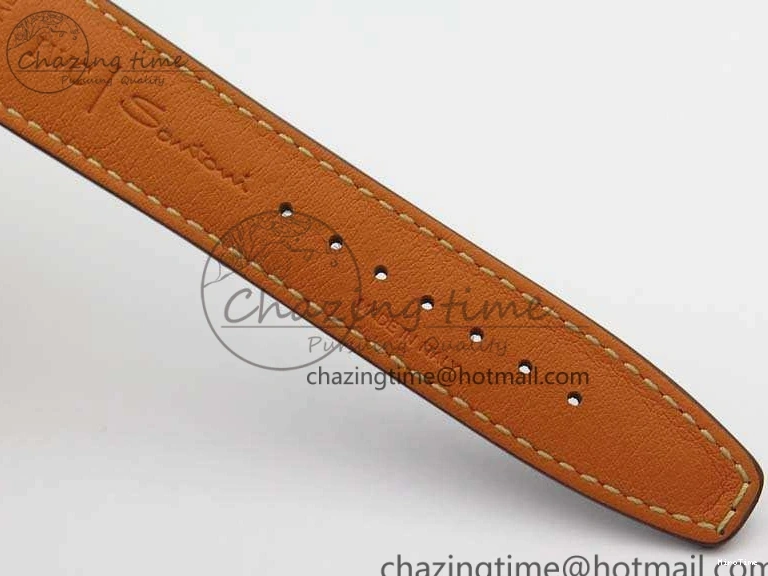 MIROTIME 1221 Neat Da Vinci IW356601 RG MKF 1:1 Best Edition White Dial On Brown Leather Strap A 7230